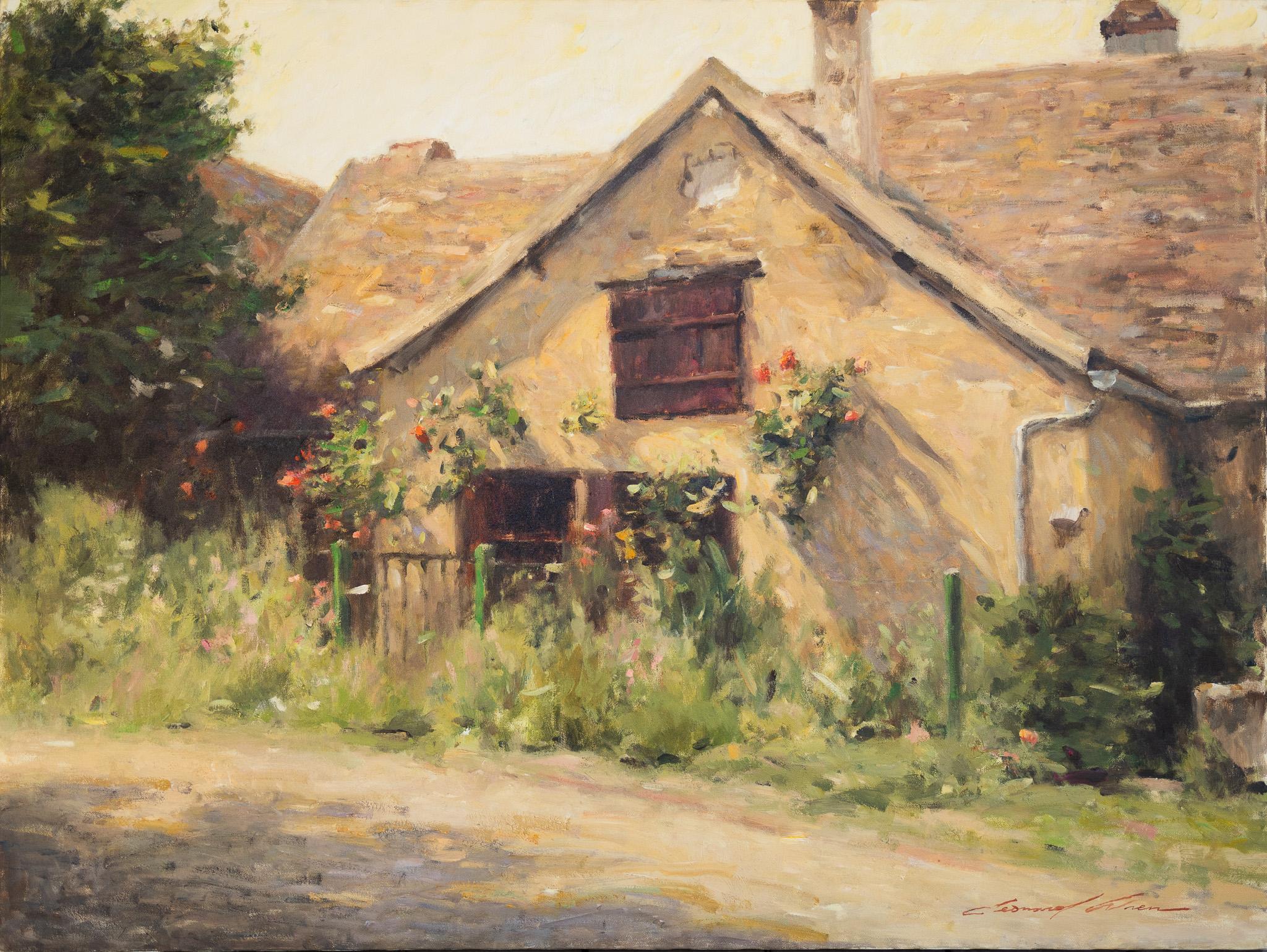 Leonard Wren Landscape Painting - House in July