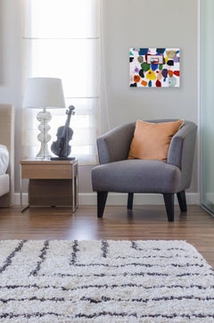 NBA 26 - Colorful Abstract Basketball Inspired Oil Painting Pop Art on Canvas