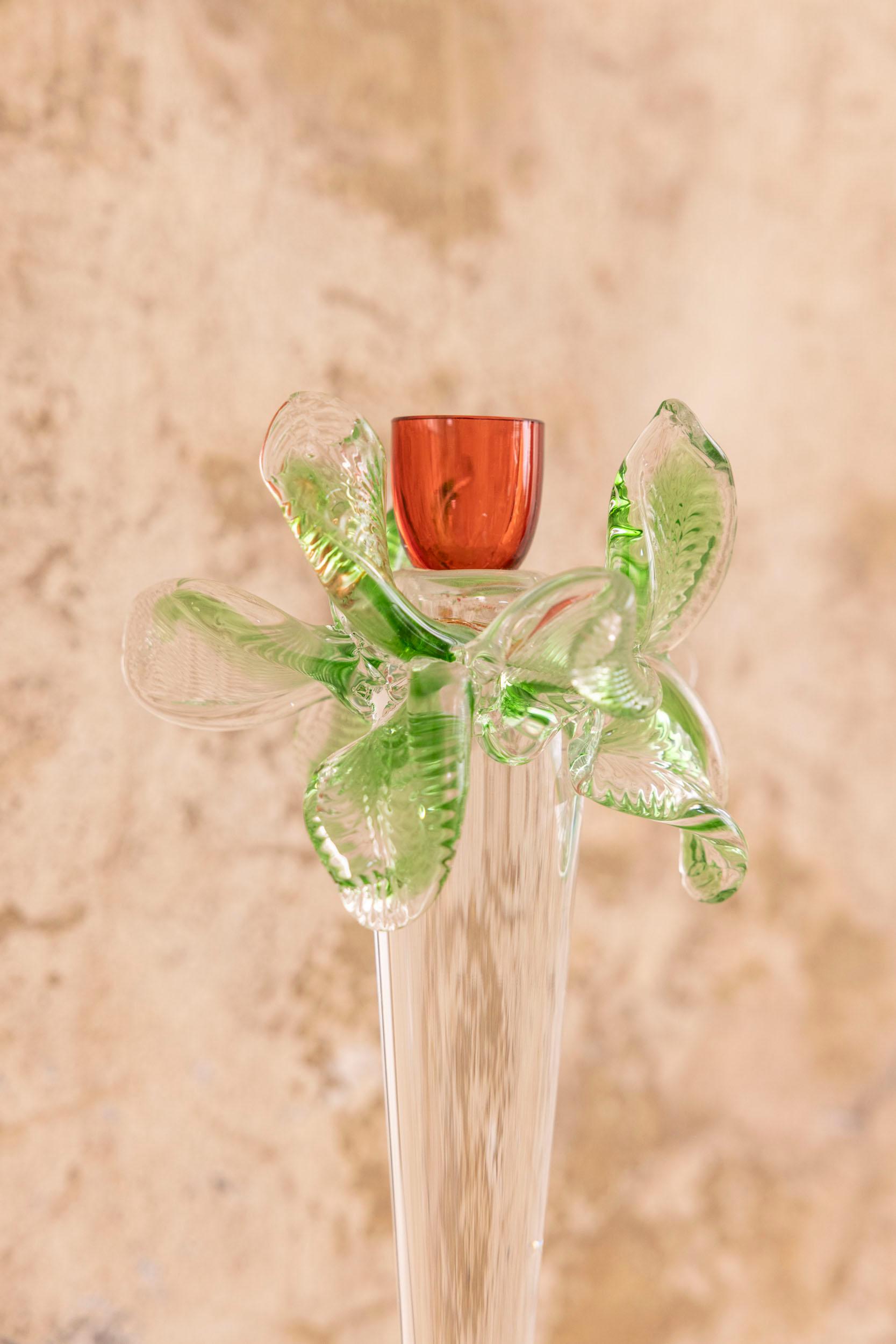 Verre Bougeoir Leonardo de Borek Sipek pour Driade en vente