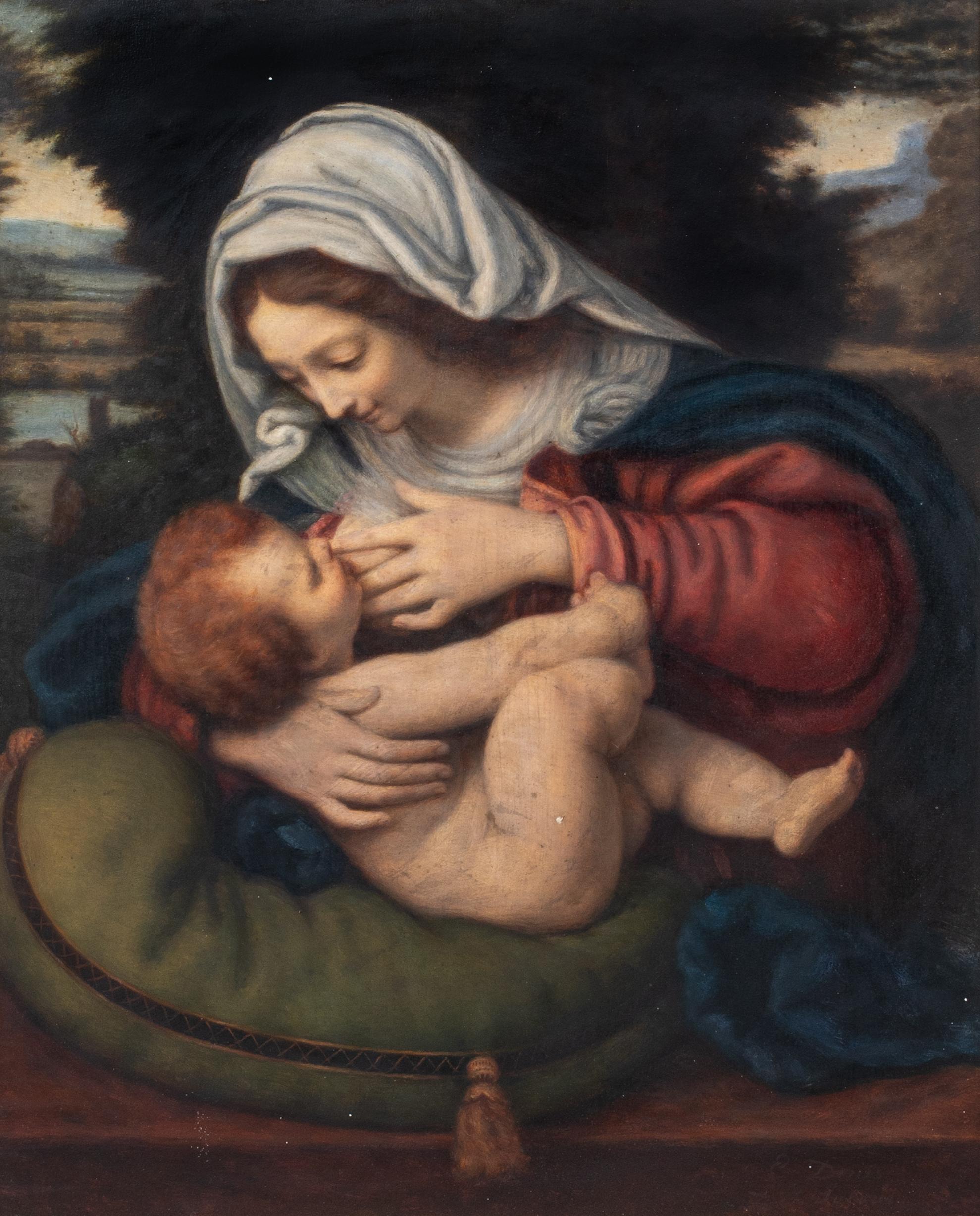 Madonna & Child, XVI secolo  seguace di Leonardo da Vinci (1452-1519) 2