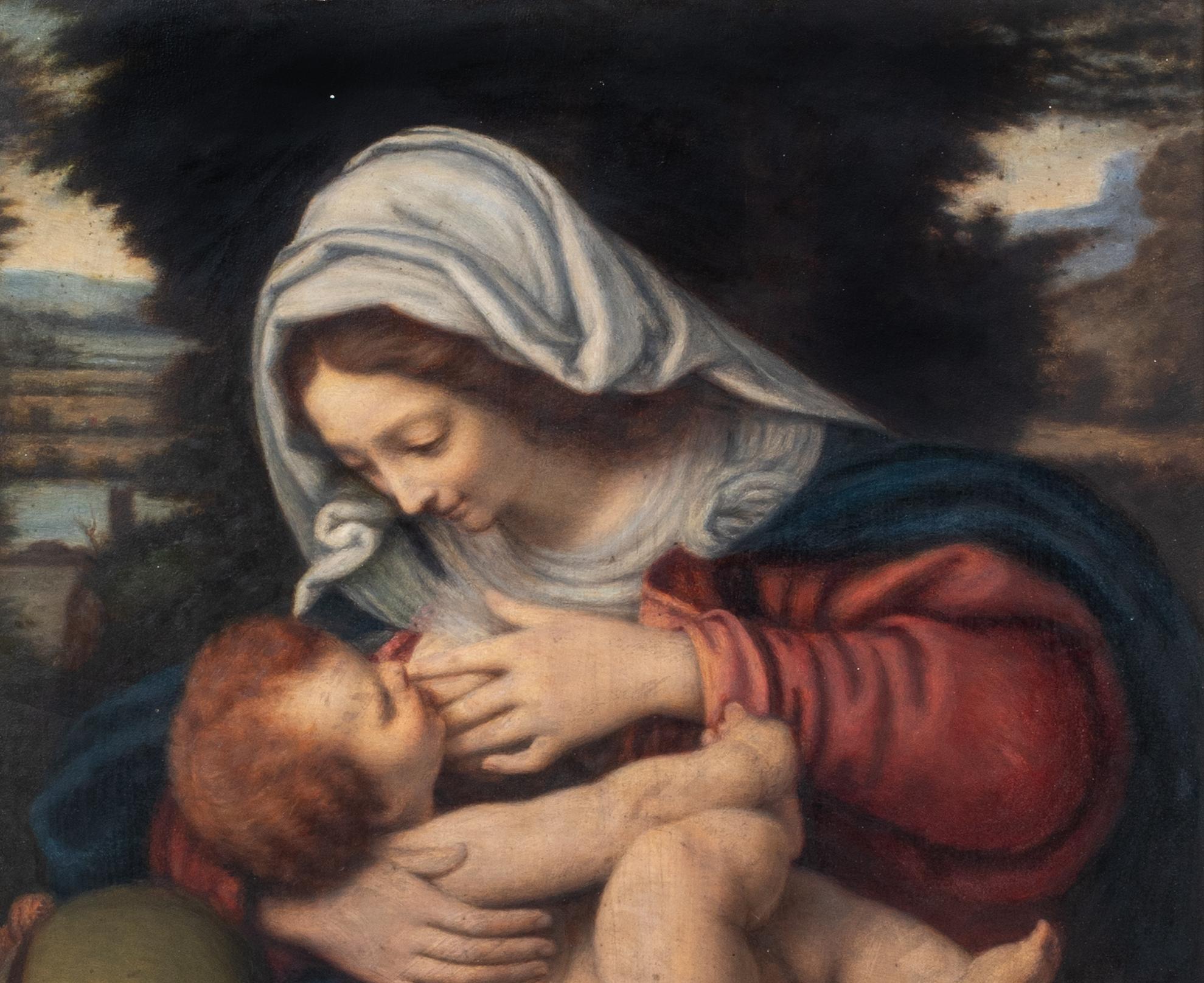 Madonna & Child, XVI secolo  seguace di Leonardo da Vinci (1452-1519) 5
