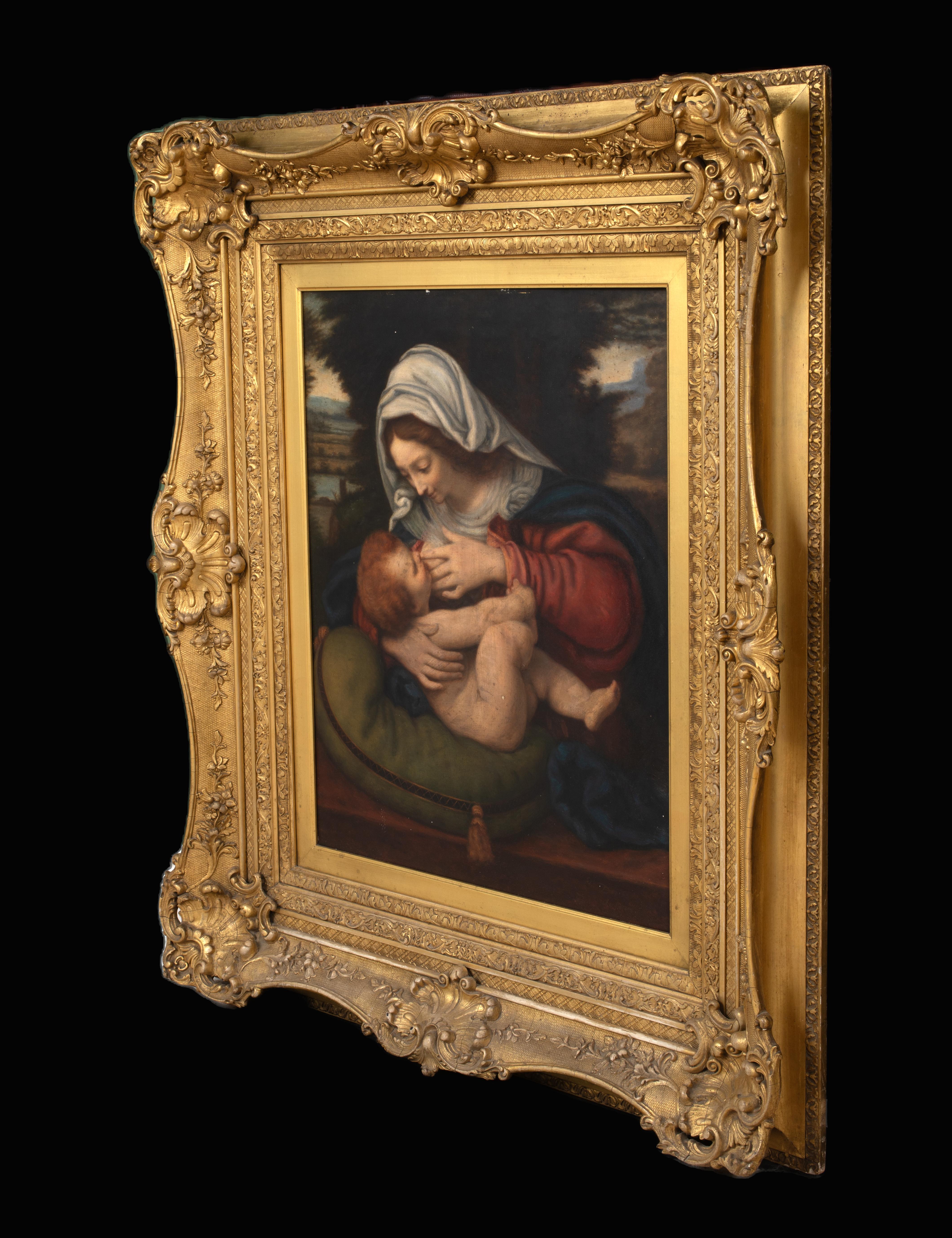 Madonna & Child, XVI secolo  seguace di Leonardo da Vinci (1452-1519) 6