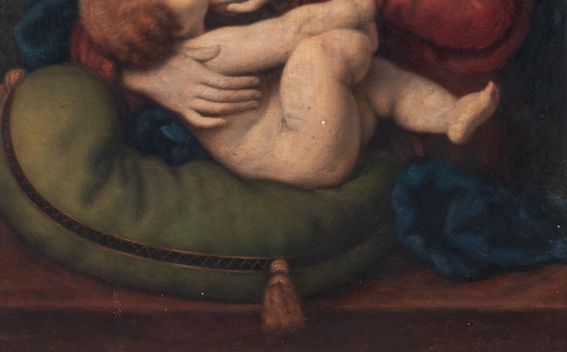 Madonna & Child, XVI secolo  seguace di Leonardo da Vinci (1452-1519) 8