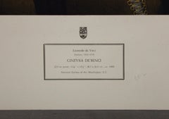 Affiche de Ginevra de' Benci- Poster. Society graphique new-yorkaise