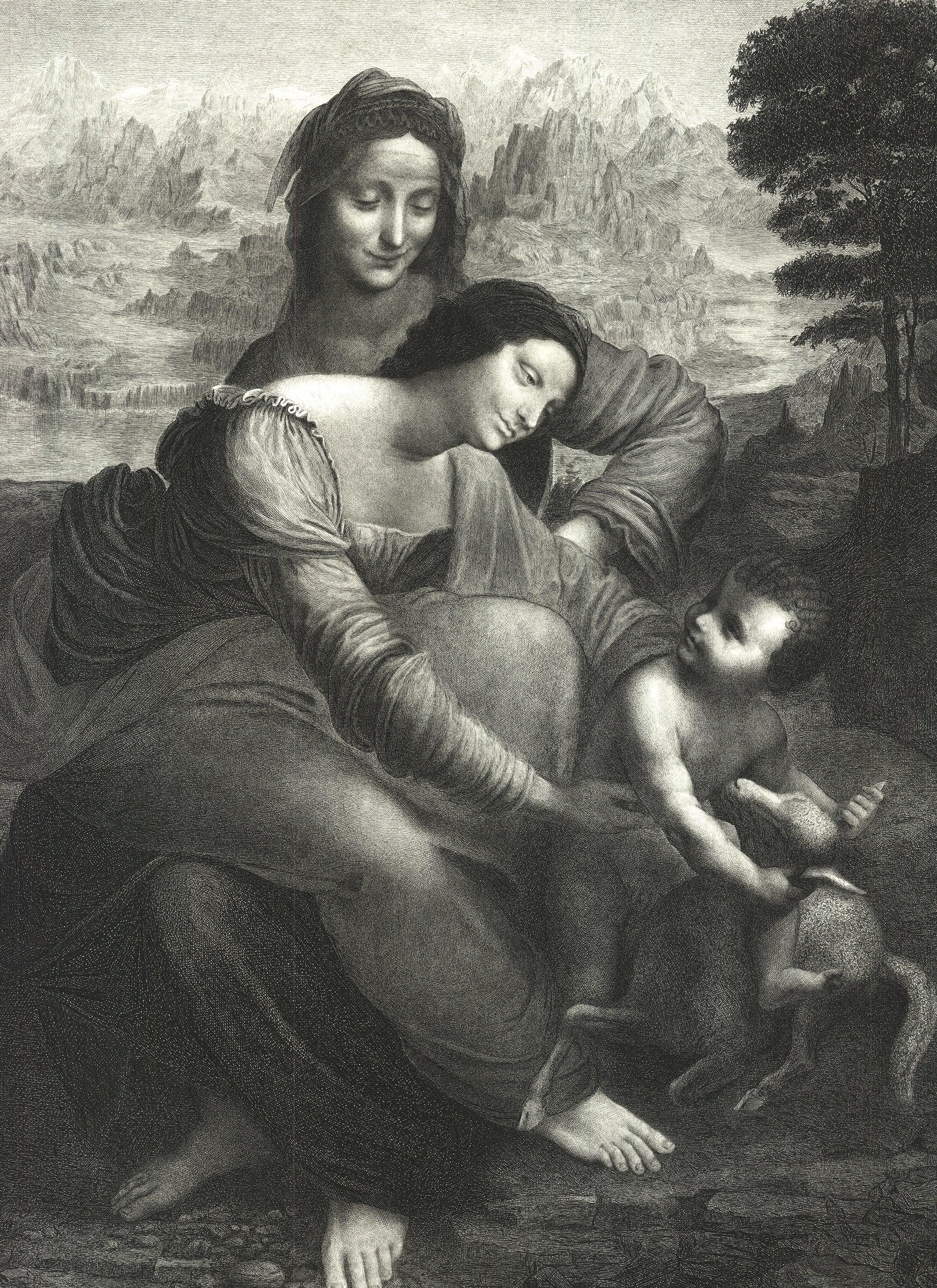 La Vierge, l'Enfant Jesus et St. Anne For Sale 5
