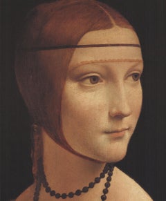 Léonard de Vinci 'Lady with an Ermine' (Portrait de Cecilia Gallerani) Offset L