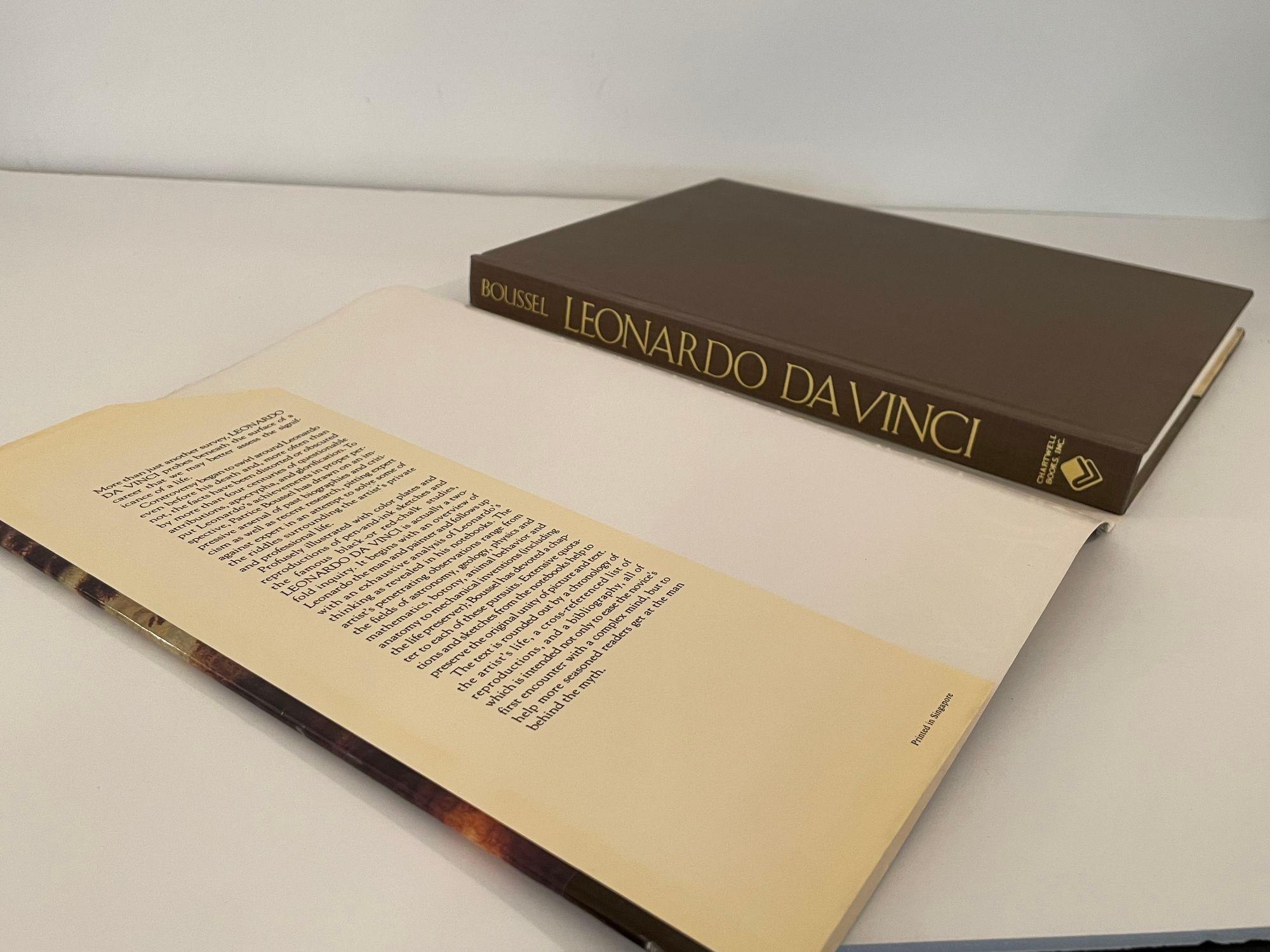 LEONARDO DA VINCI By Patrice Boussel Hardcover In Good Condition For Sale In North Hollywood, CA