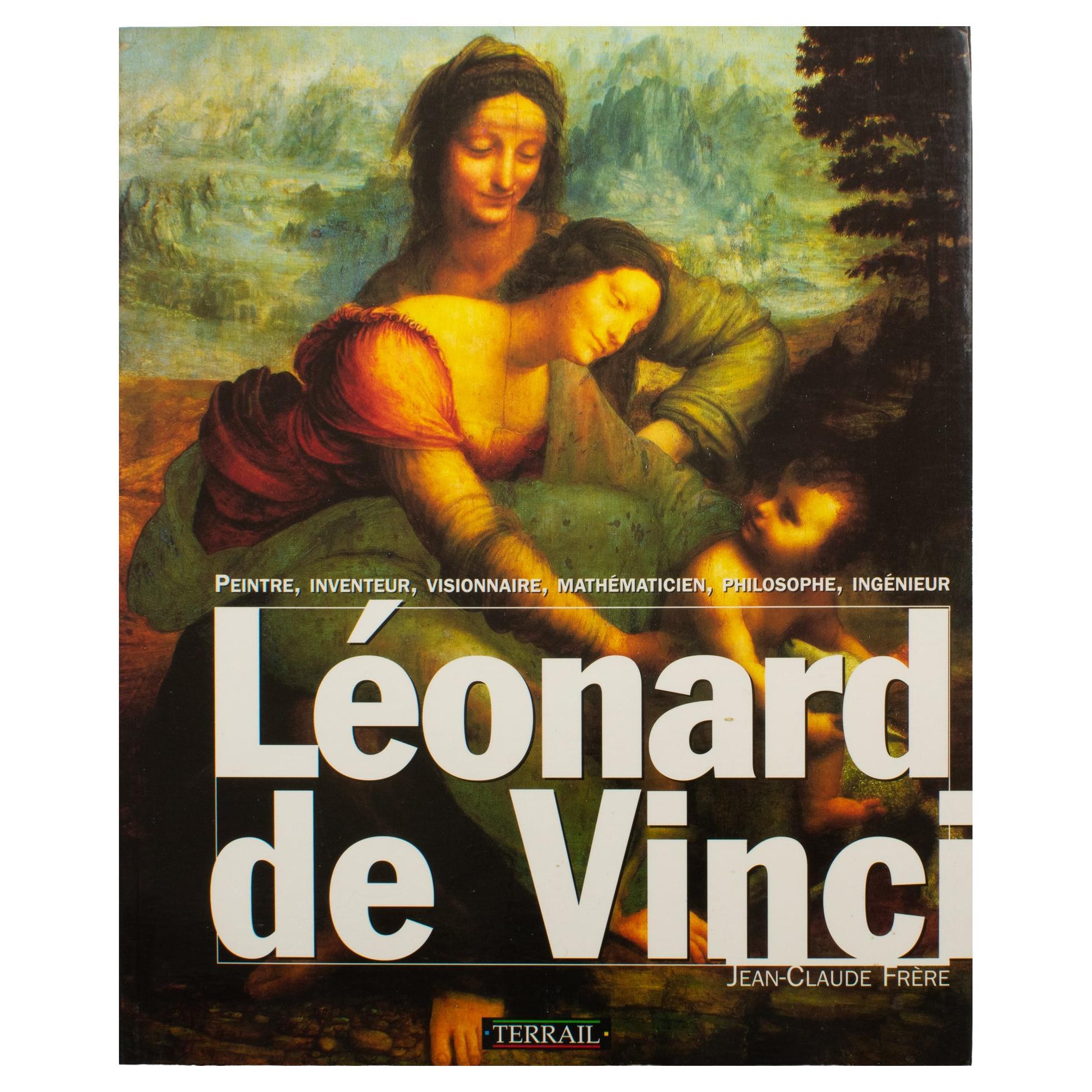 Leonardo Da Vinci, French Book by Jean-Claude Frere, 1994 For Sale