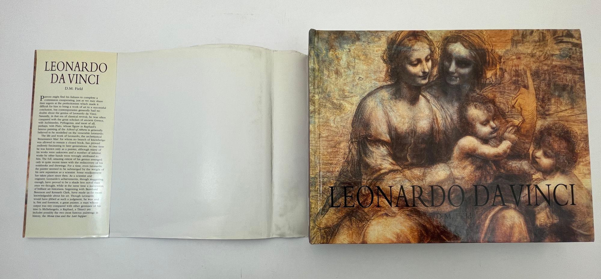 Paper Leonardo Da Vinci Hardcover Large Book by D. M. Field