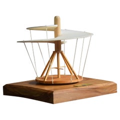 Modello di elicottero di Leonardo da Vinci del noto modellista italiano Giovanni Sacchi