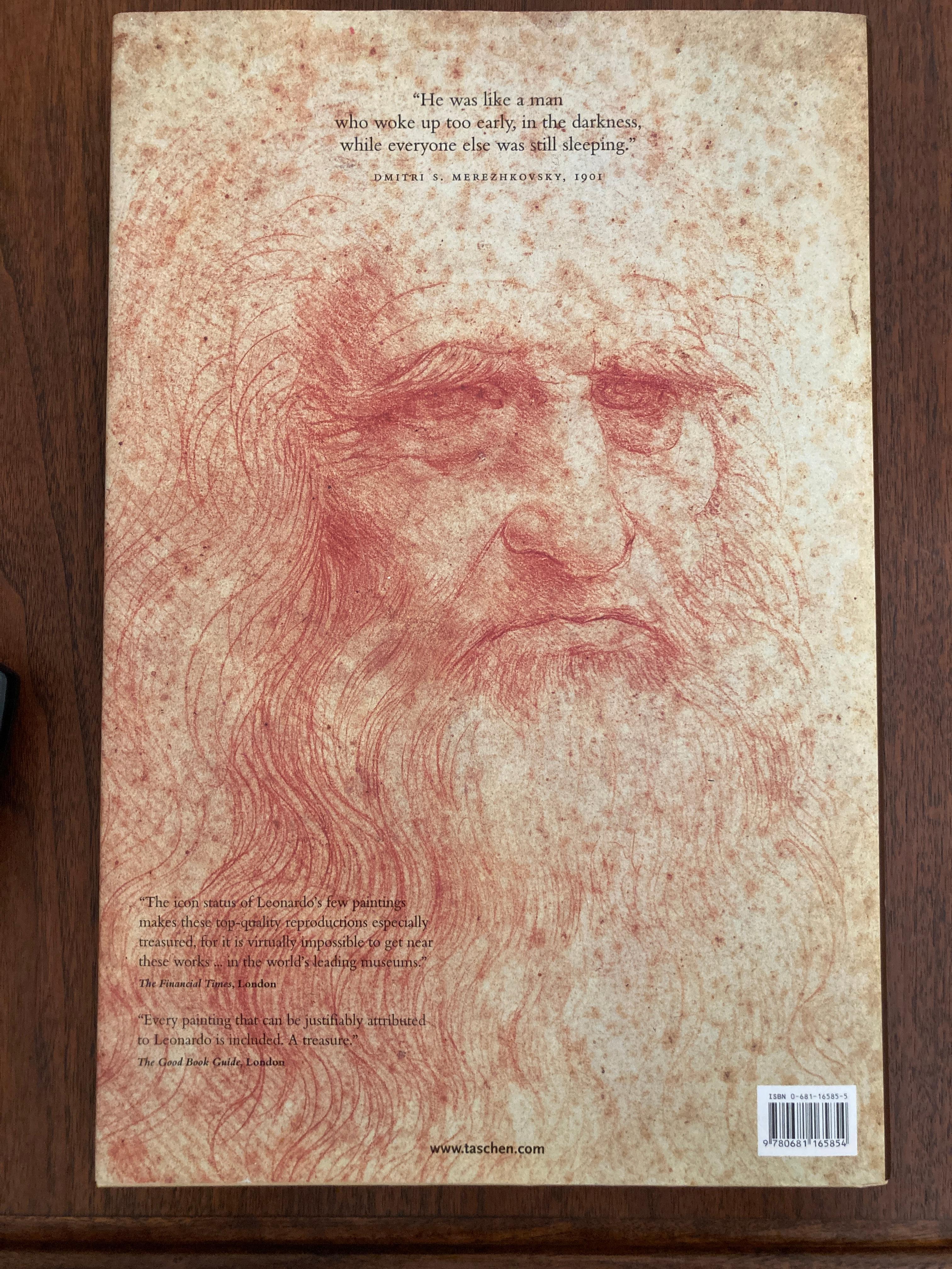 Leonardo da Vinci. The Complete Paintings .
Hardcover Book Coffee Table Art Book.
Da Vinci in detail: Leonardo's life and work all paintings! 
One of the most fully achieved human beings who has ever lived.
Leonardo da Vinci(1452 1519) is