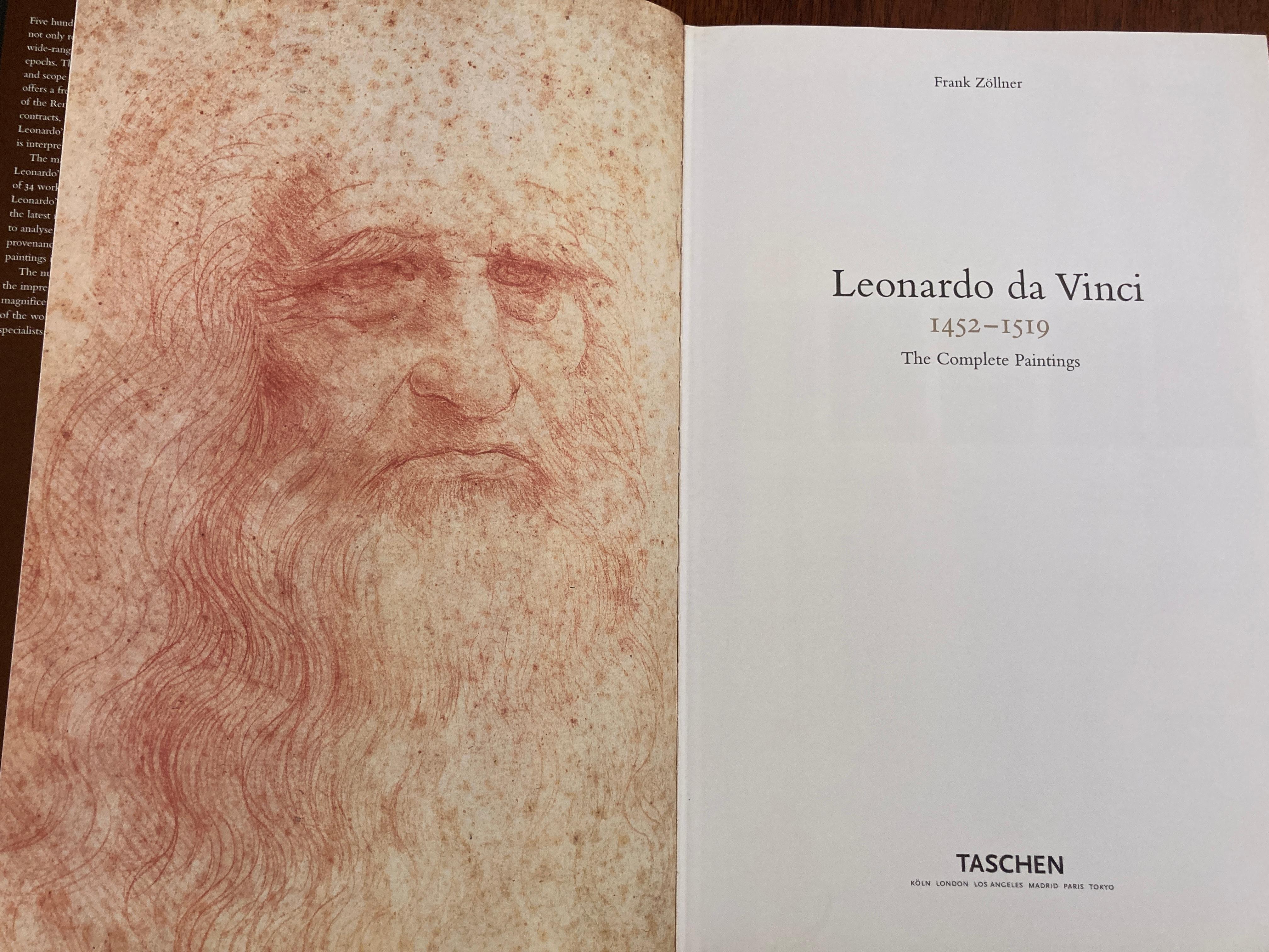 Contemporary Leonardo Da Vinci The Complete Paintings, Coffee Table Art Book