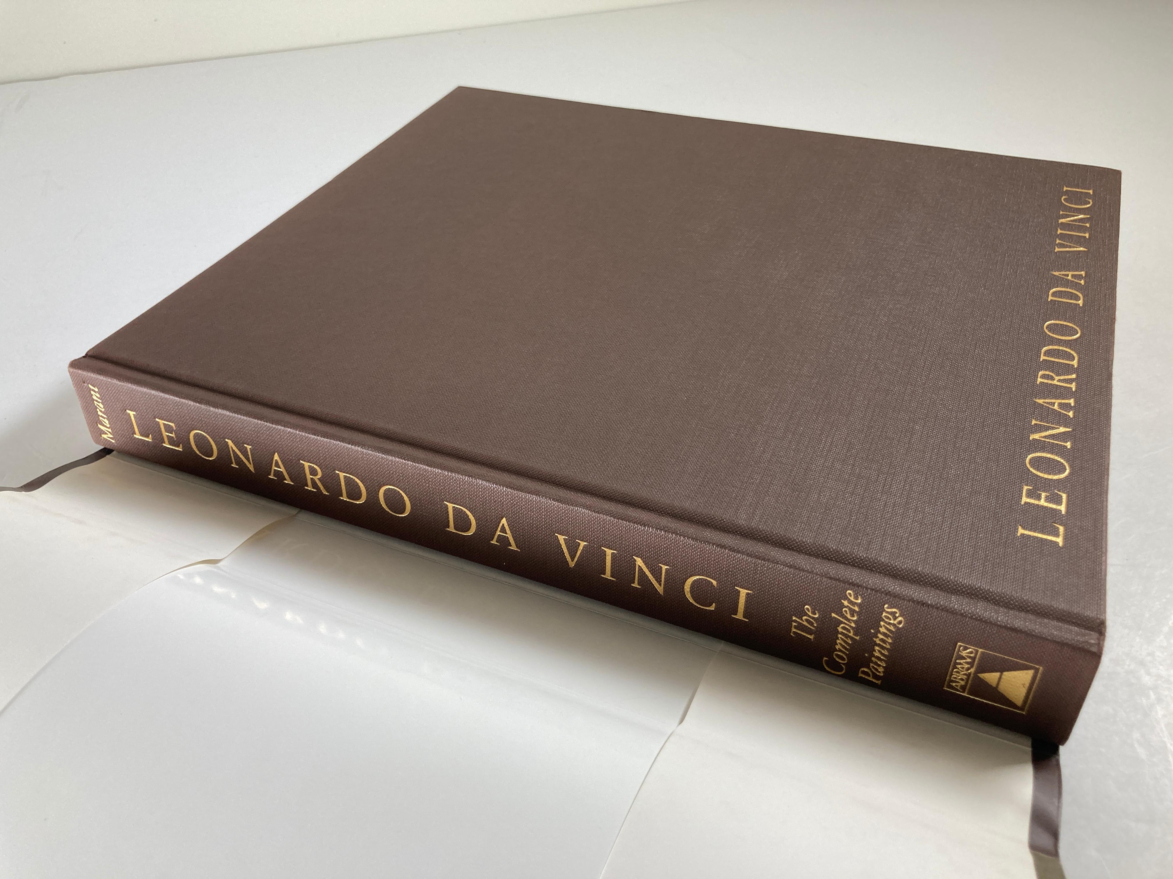 Classical Roman Leonardo Da Vinci The Complete Paintings Hardcover Coffee Table Book For Sale