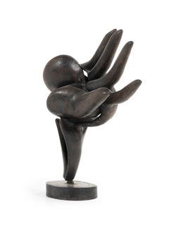Leonardo Delfino, "Main" Patinated Metal Sculpture, 1965