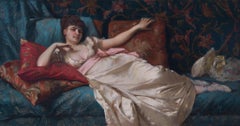 The Reclining Lady also called "Dolce far niente" by The Artist Leonardo Gasser