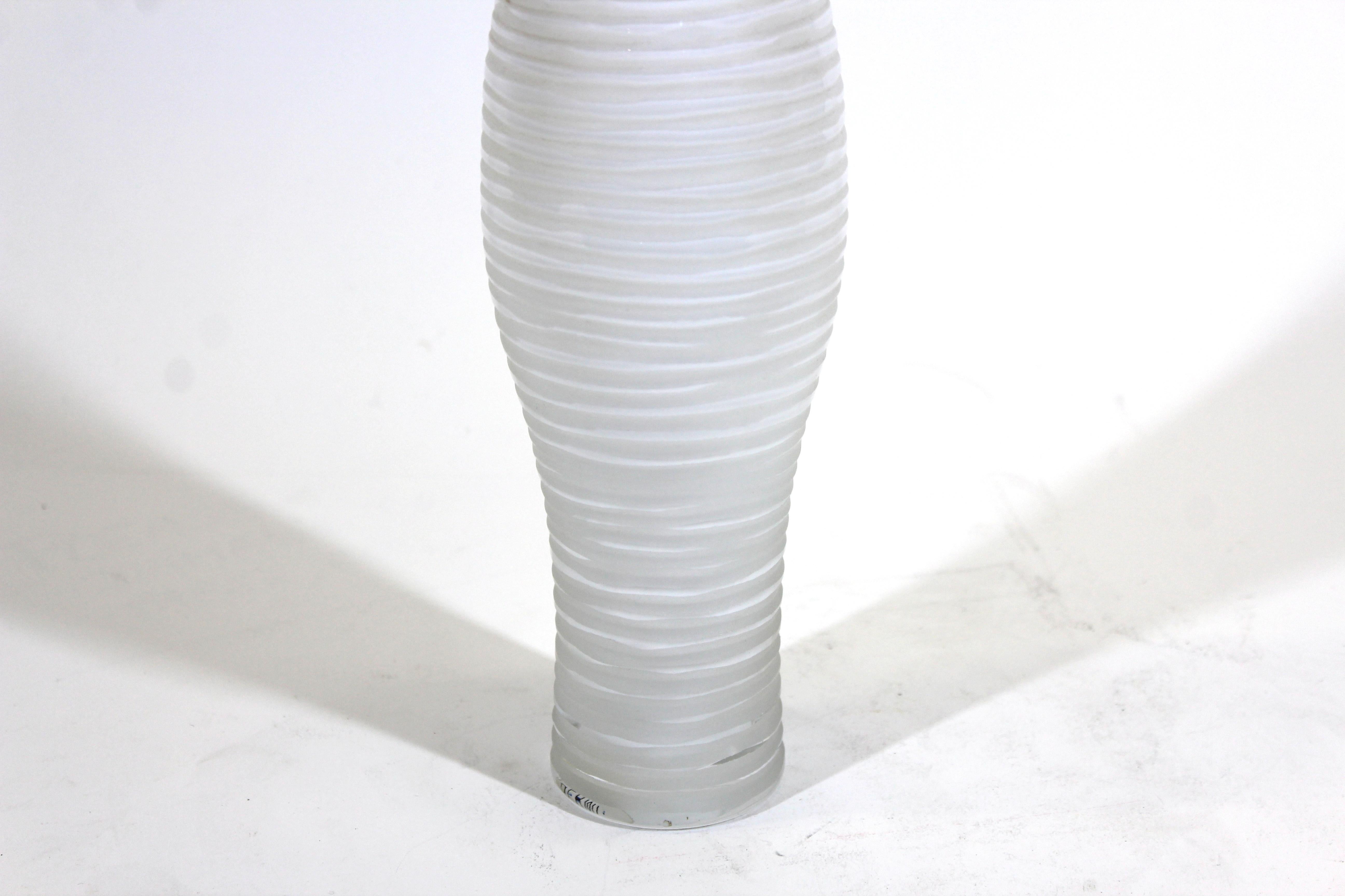 Post-Modern Leonardo German Postmodern Glass Vase For Sale