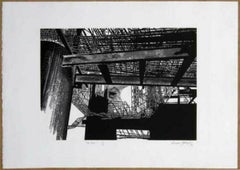 Leonardo Gotleyb, ¨Ave fenix¨, 2004, xilografia, 27,6x39 pollici