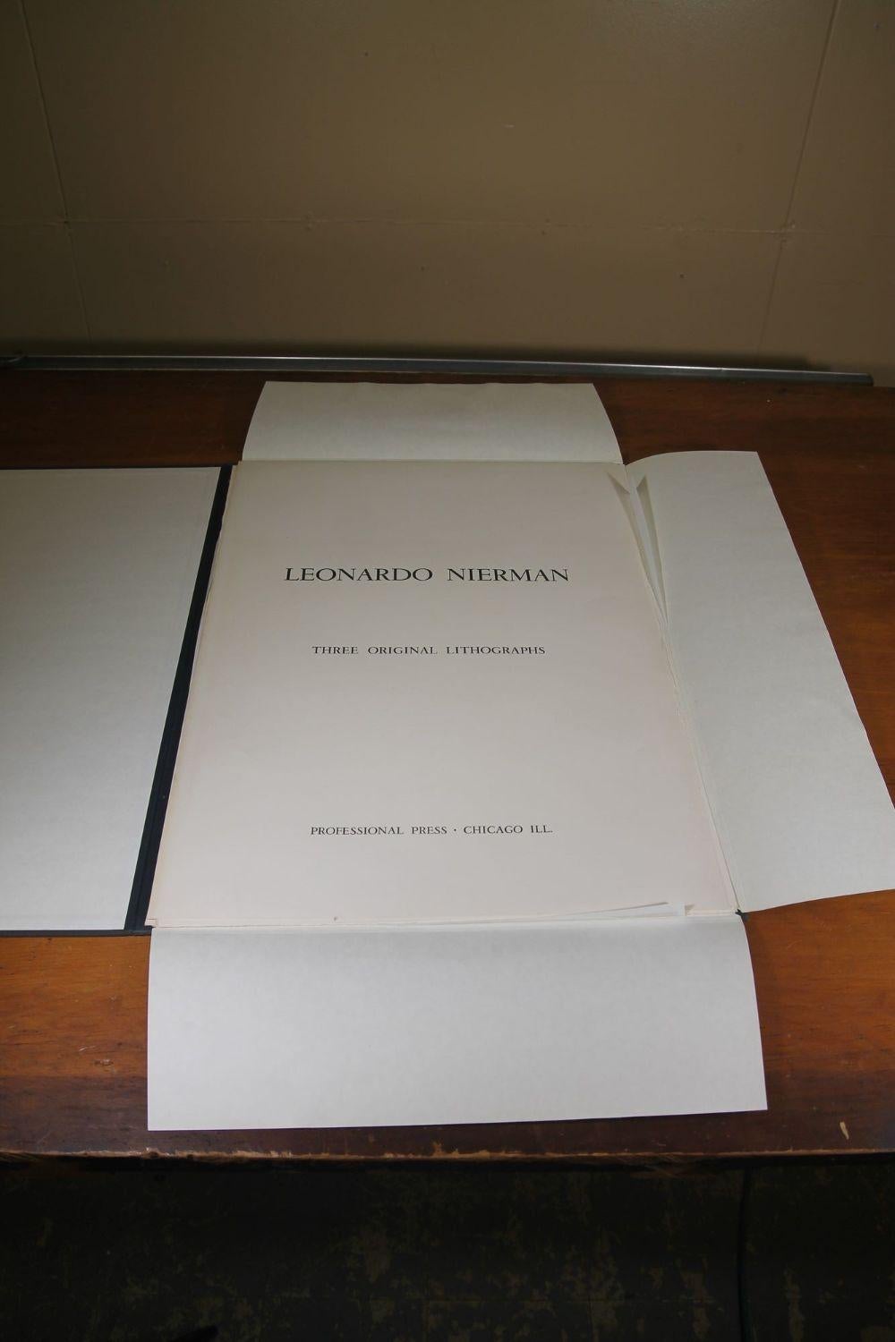 Leonardo Nierman 3 Print Portfolio In Excellent Condition For Sale In Asbury Park, NJ