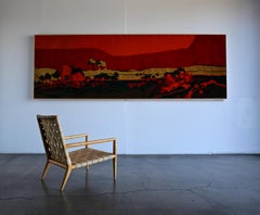 Leonardo Nierman Large Scale Abstract Tapestry, circa 1965