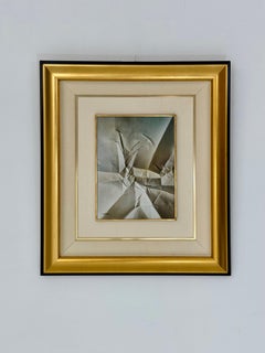 Equilibrium Abstract Painting, Oil on Canvas, Mid-20th Century, Framed