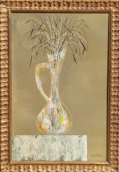Flower Vase, Oil Painting by Leonardo Nierman