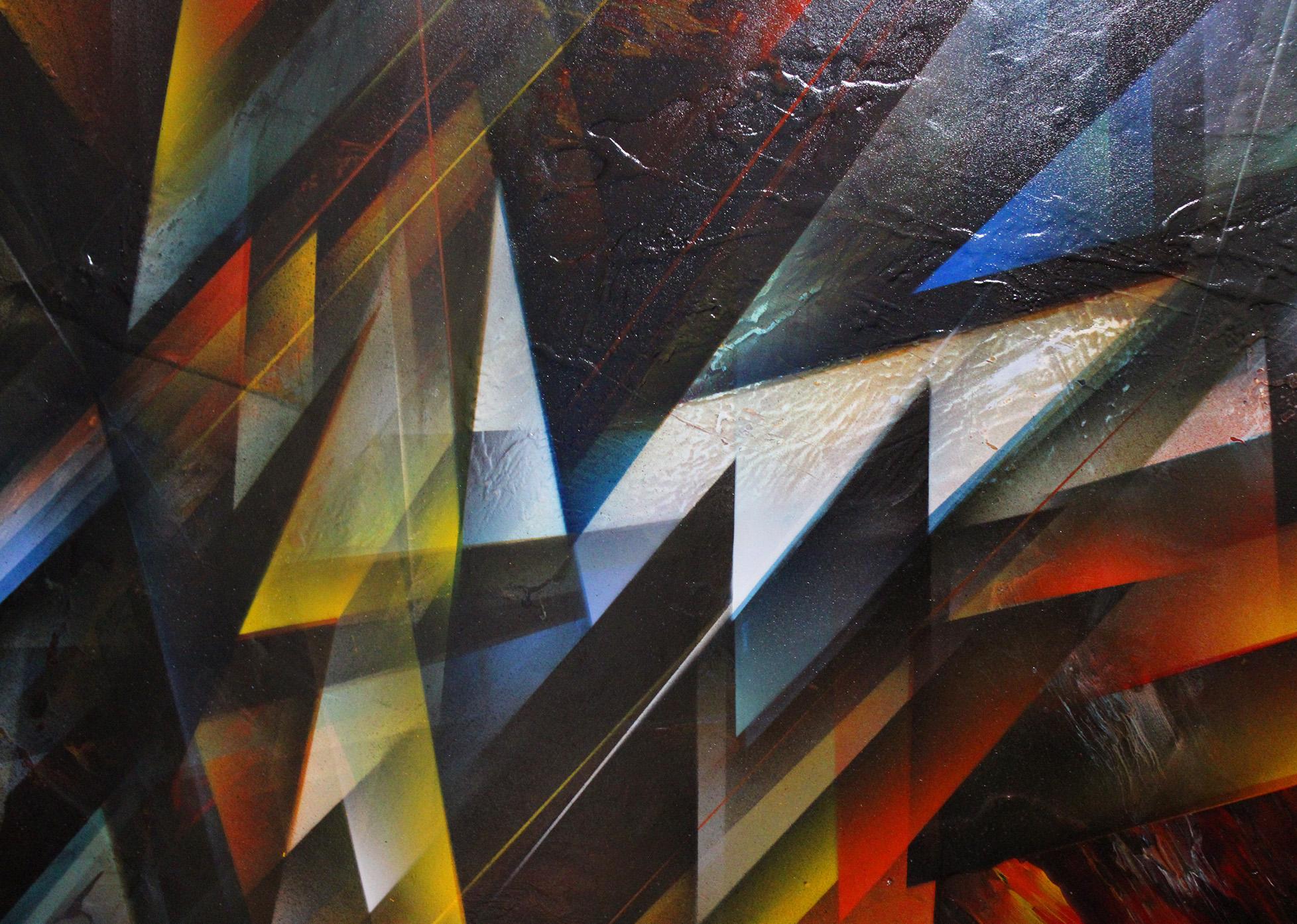 Kaléidoscope - Painting de Leonardo Nierman