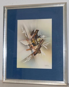 Leonardo Nierman (b.1932 - Mexico City, Mexico) Abstract Expressionist Painting