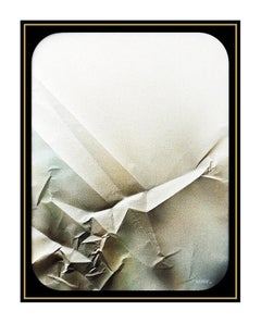 Leonardo NIERMAN Original Oil Painting On Board Signed Large Illusion Artwork