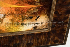 Leonardo Nierman Original Oil Painting on Masonite Famous Artist Moonlight