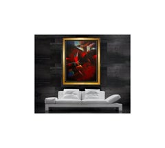 Leonardo NIERMAN PAINTING Original Oil on Board Authentic Signed Cosmic Art HUGE