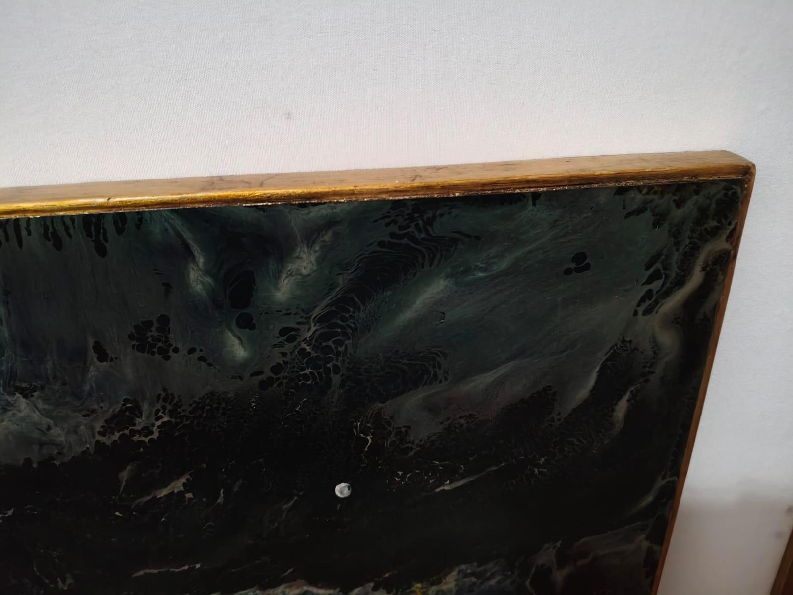 Moonlight Acrylic on Masonite For Sale 2