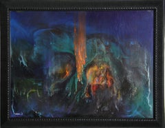 Un Fuego Magico, Abstract Oil Painting by Leonardo Nierman