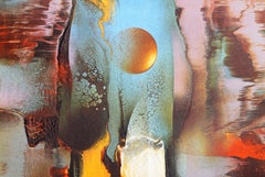 Energía Cosmica 4, Abstract Expressionist Lithograph by Nierman