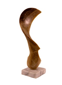 Leonardo Nierman Schöne signierte Onyx Contemporary Sculpture