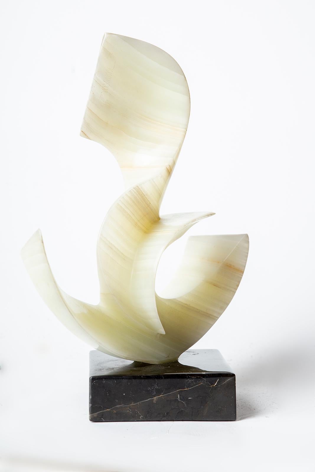 Leonardo Nierman Rare Onyx Sculpture 