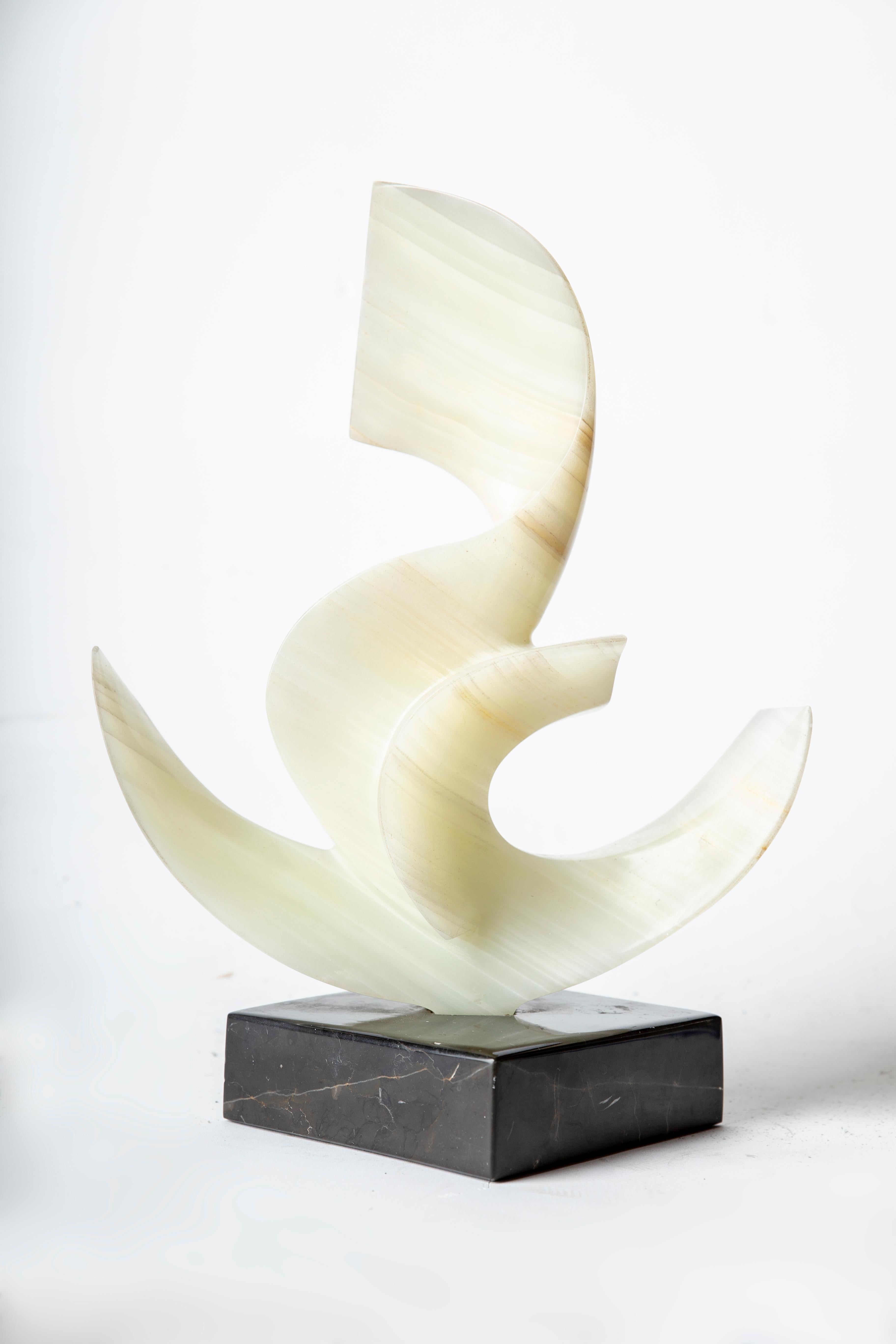Leonardo Nierman Rare Onyx Sculpture 