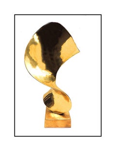 Leonardo Nierman RARE Original Bronze Sculpture Hand Signed Abstract Modern Art