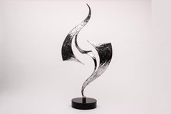 Leonardo Nierman Signierte Skulptur aus Edelstahl Zeitgenössische Kunst