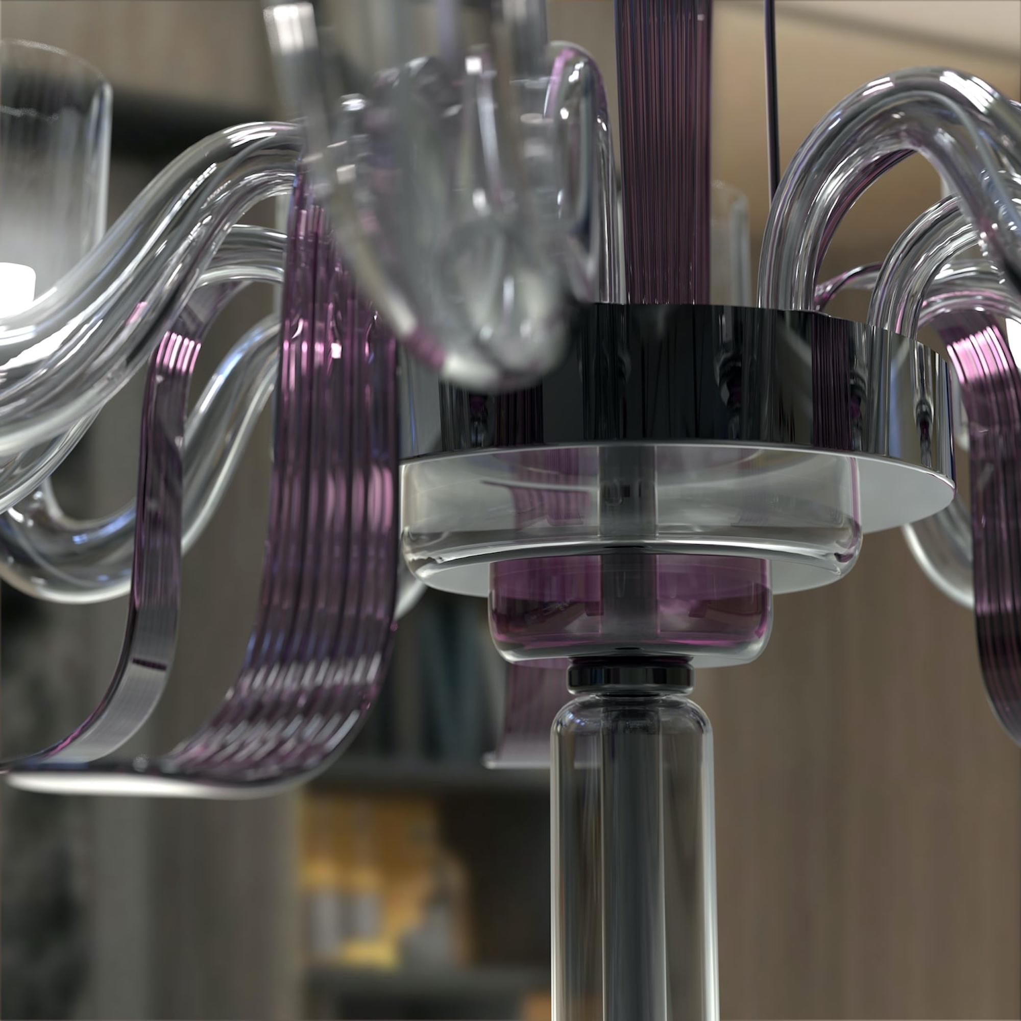 LEONARDO Moderne handgefertigte Stehlampe aus Muranoglas 10 Lichter im Angebot 1