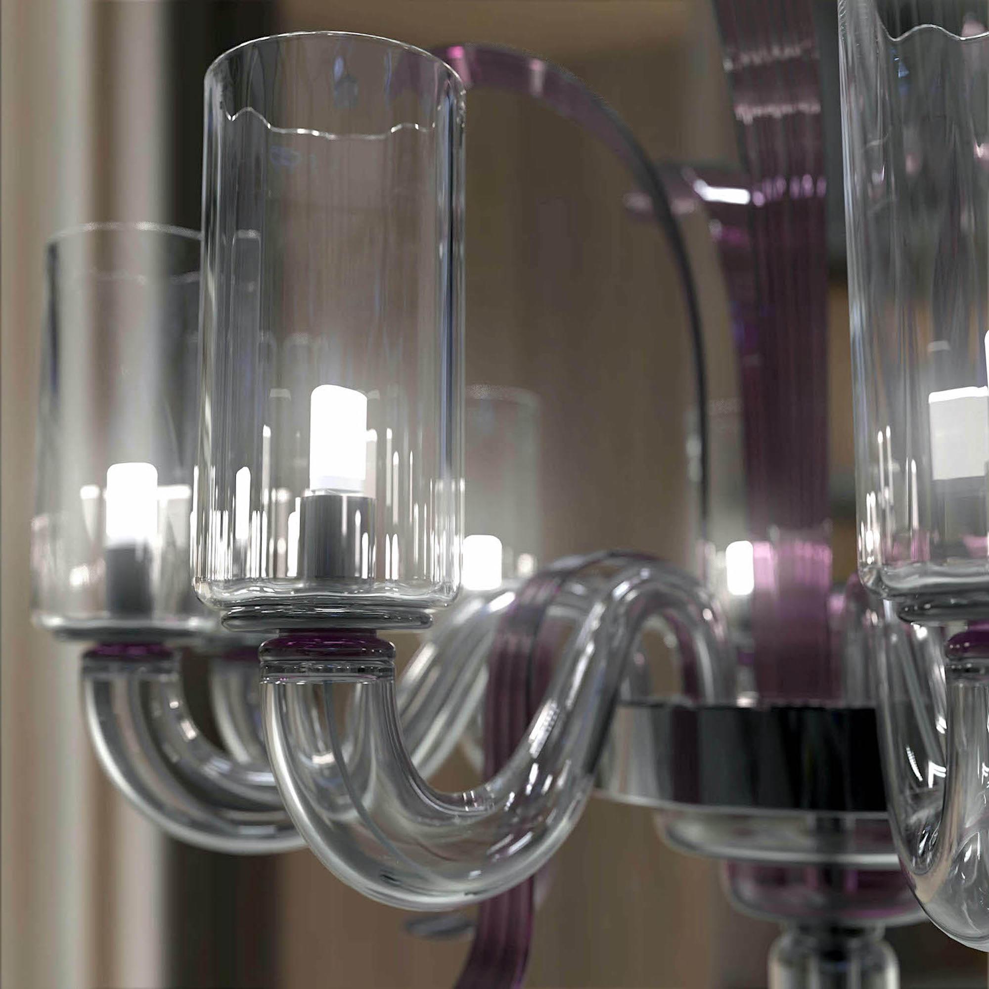 LEONARDO Moderne handgefertigte Stehlampe aus Muranoglas 10 Lichter im Angebot 2