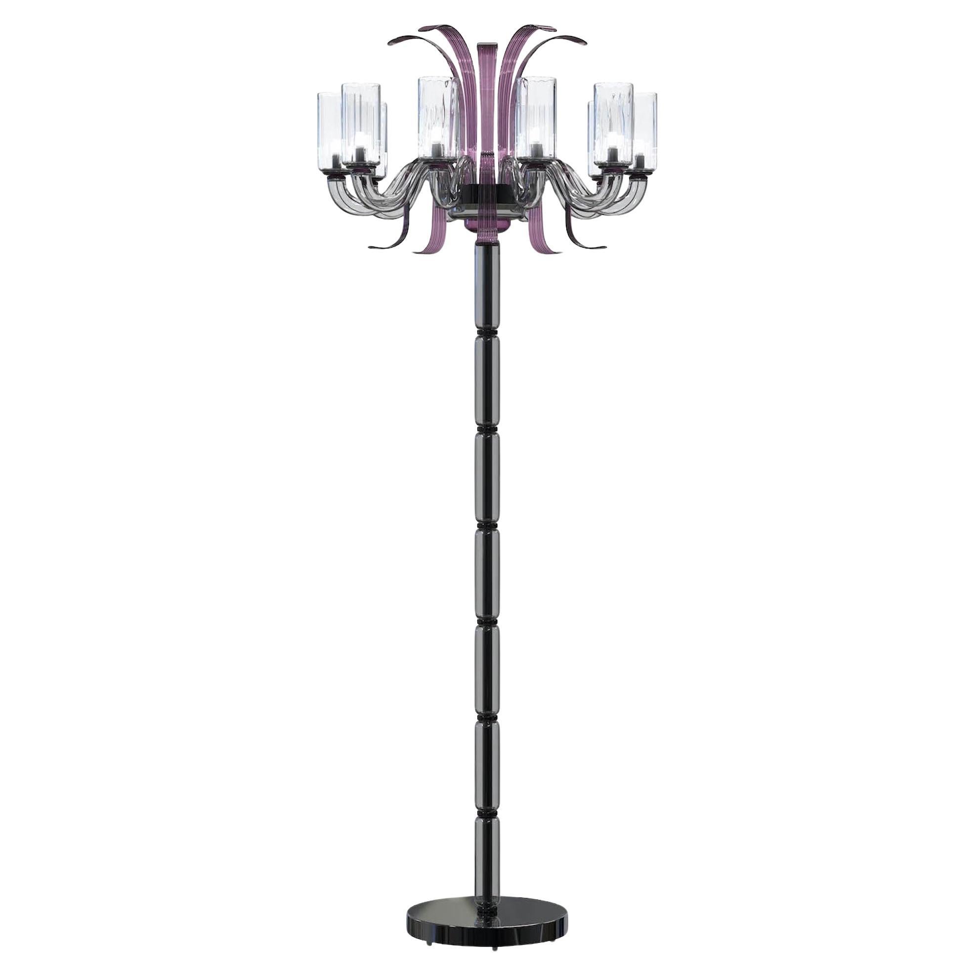 LEONARDO Moderne handgefertigte Stehlampe aus Muranoglas 10 Lichter im Angebot