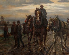 Leonardo Roda (Racconigi, 1868 - Turin, 1933), A Day Finished