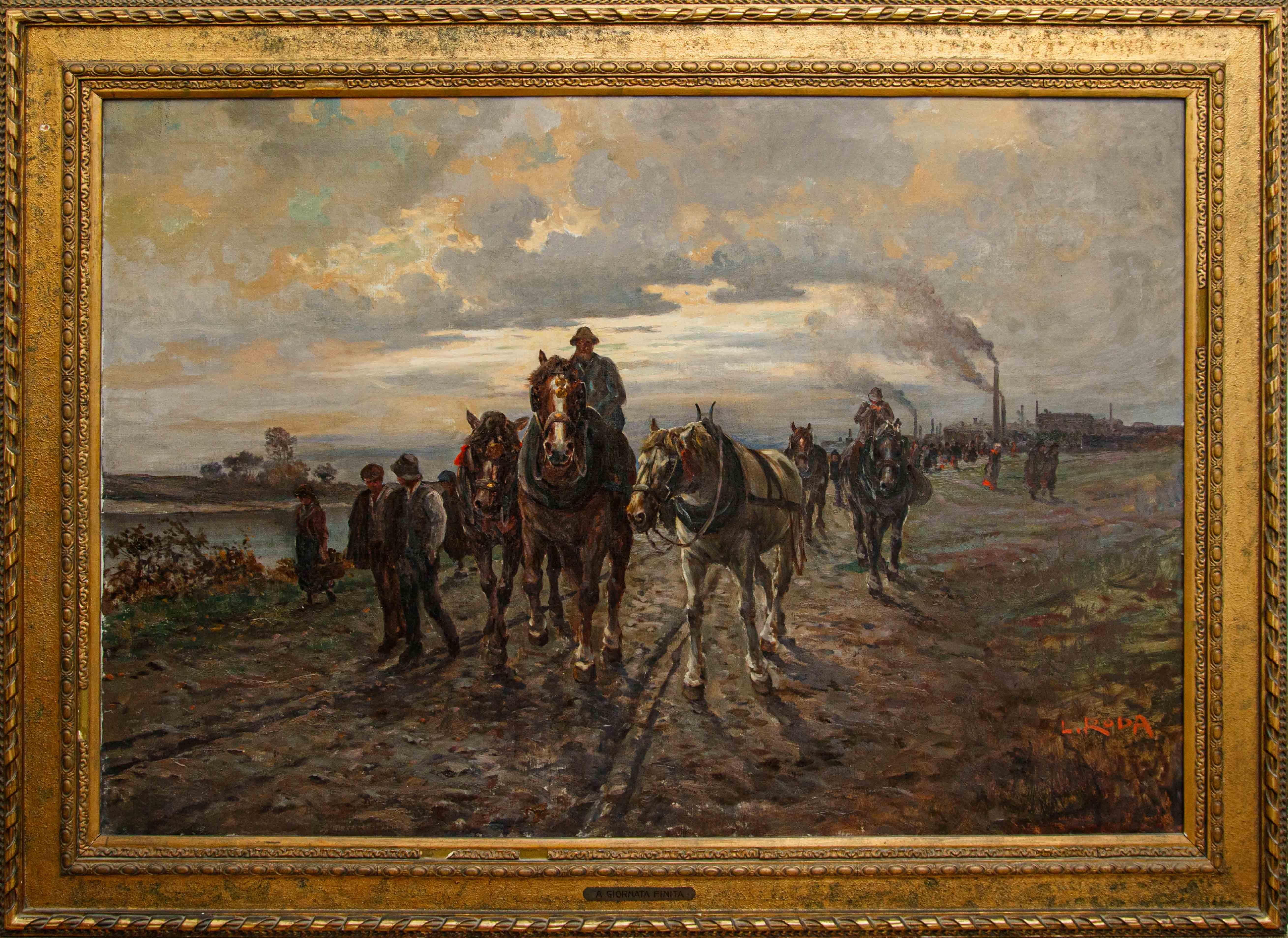 Leonardo Roda (Racconigi, 1868 - Turin, 1933), A giornata finita