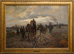 Leonardo Roda (Racconigi, 1868 - Turin, 1933), A Day Finished