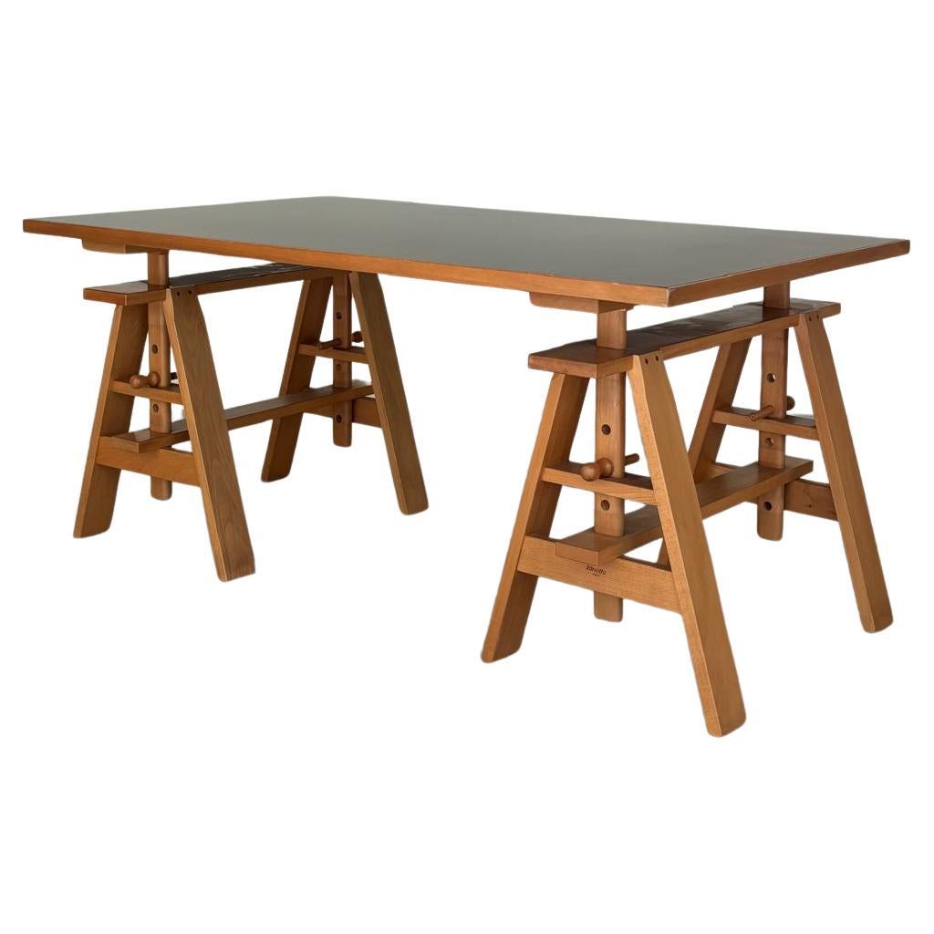 Mesa de trabajo "Leonardo" de Achille Castiglioni para Zanotta, 1969 Italia