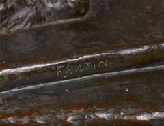 Leonberger Dog and Child at Play by Christophe Fratin