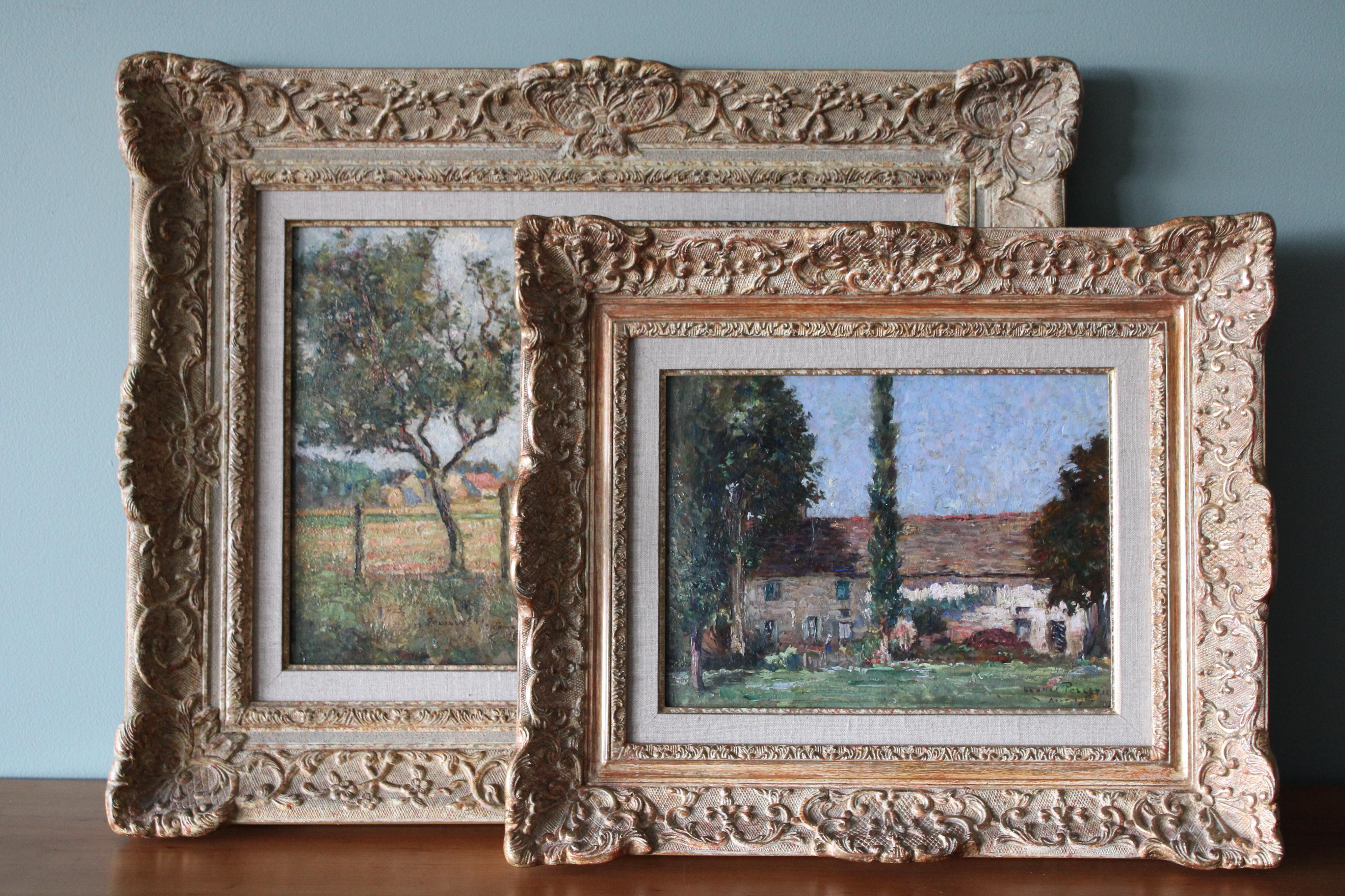 Antique French Impressionist Landscape/riverscape by Léonce Pelletier 7