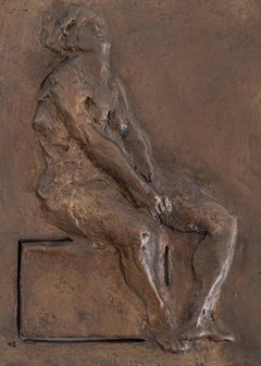 Leonda Finke Bronze Plaque Sculptures, Set of Two