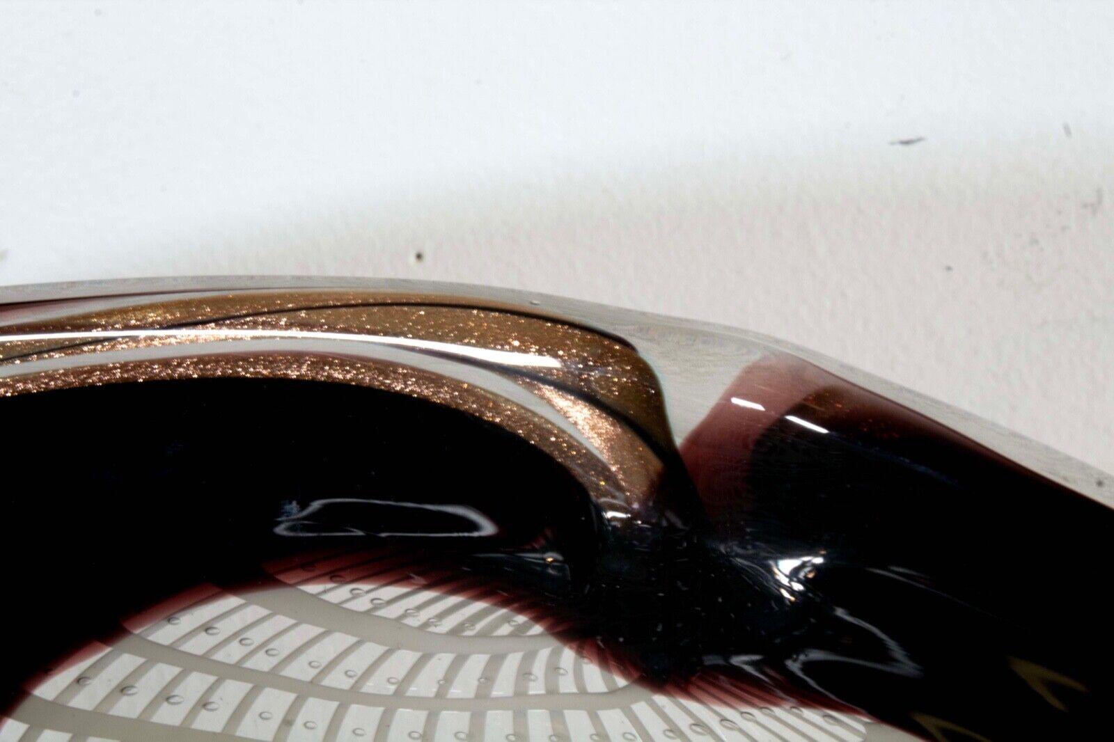 Leone Panisson Signierte Italienische Murano Glas Vase Vetreria Bisanzio Gallery 2014 im Angebot 1