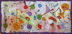 Sin Titulo, Signed Latin Surrealist Oil Painting by Leonel Maciel
